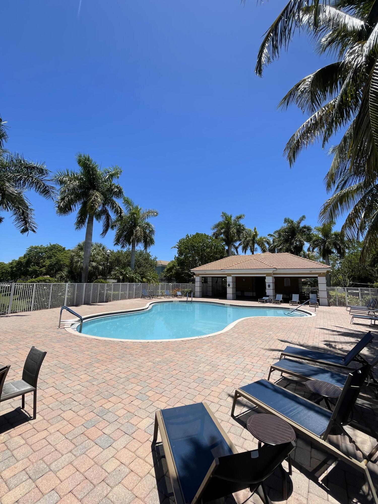 1424 West Wickham Circle, Unit A Delray Beach, FL 33445 - Photo 22 of 22 ANOTHER VIEW OF POOL