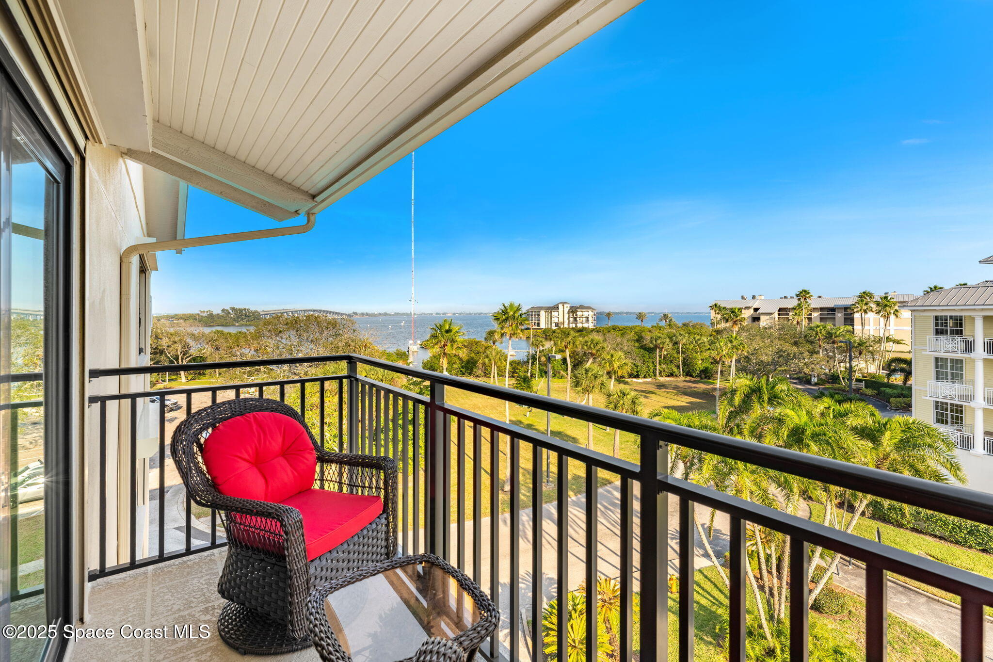 2220 Front Street, Unit 404 Melbourne, FL 32901 - Photo 41 of 51 a view of a balcony with chairs