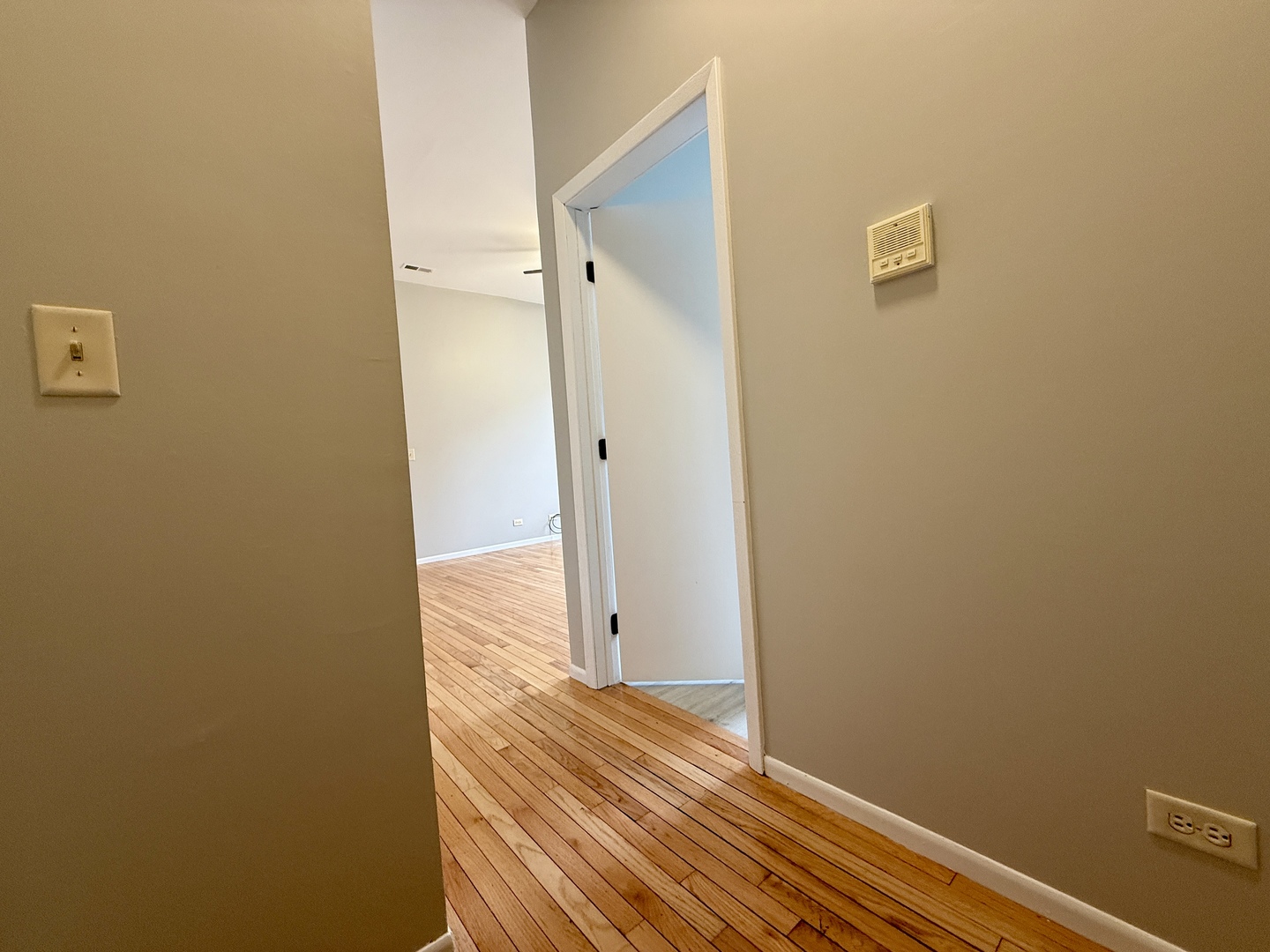 556 West 37th Street, Unit 3F Chicago, IL 60609 - Photo 12 of 12 a view of a room with wooden floor and a bathroom
