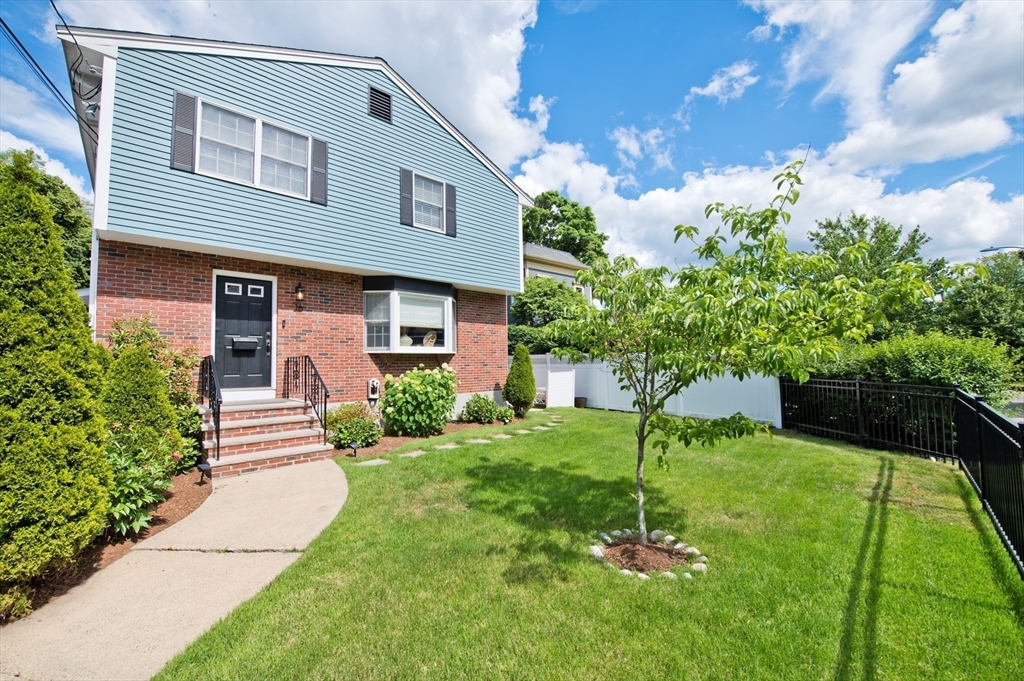 16 Warren Avenue Newton, MA 02465 - Photo 28 of 42 a house view with a garden space