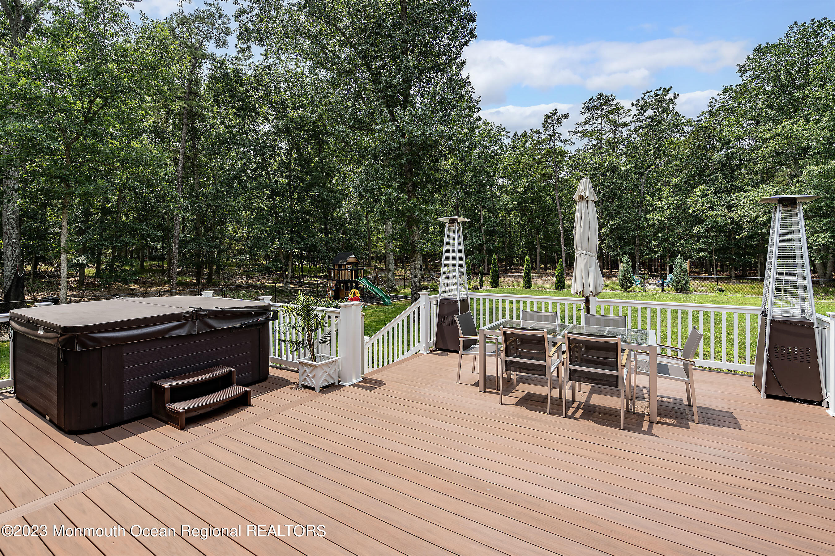 108 Wiseman Road Jackson, NJ 08527 - Photo 32 of 42 Deck 2 and Hot tub