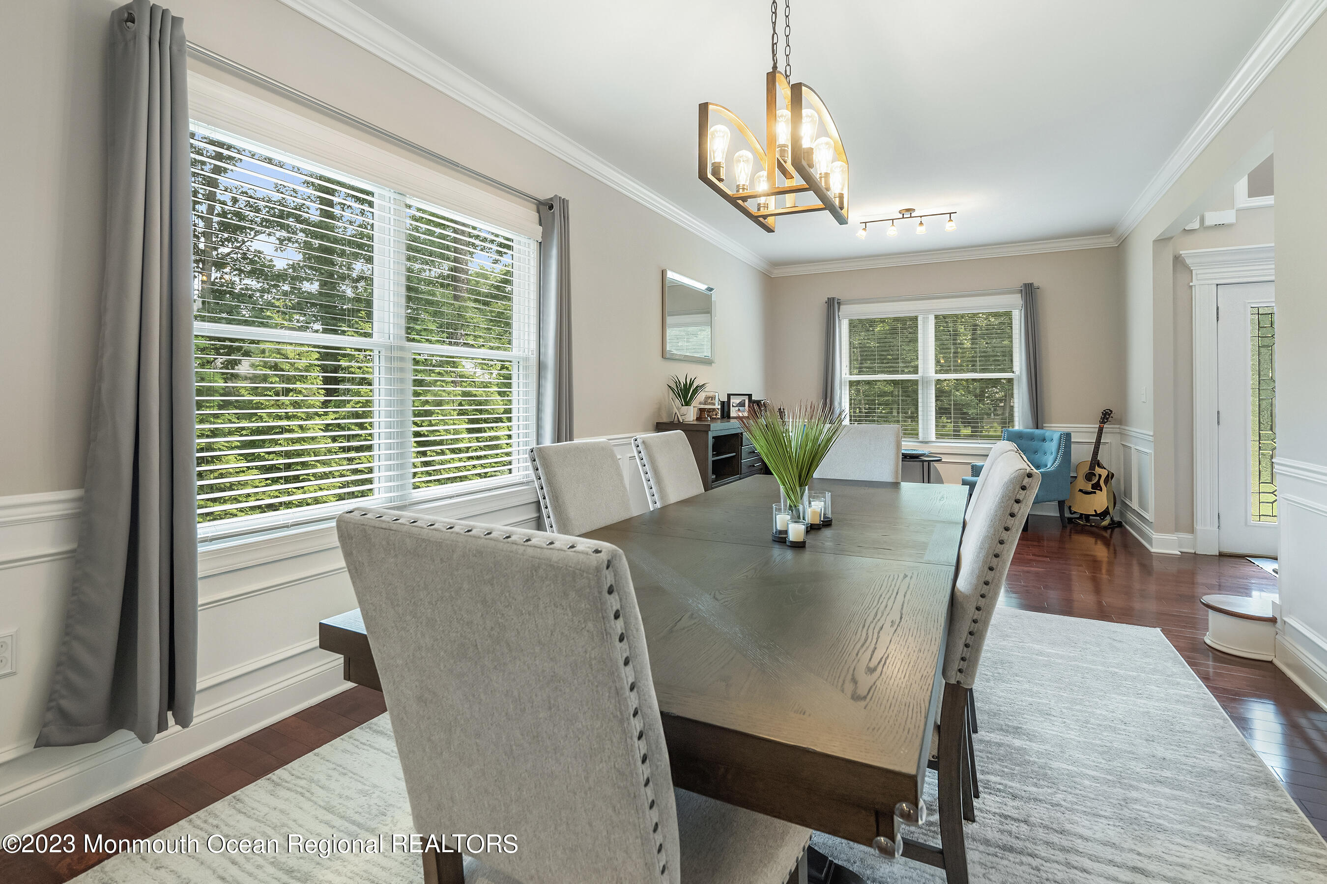 108 Wiseman Road Jackson, NJ 08527 - Photo 8 of 42 a view of a dining room with furniture window and wooden floor