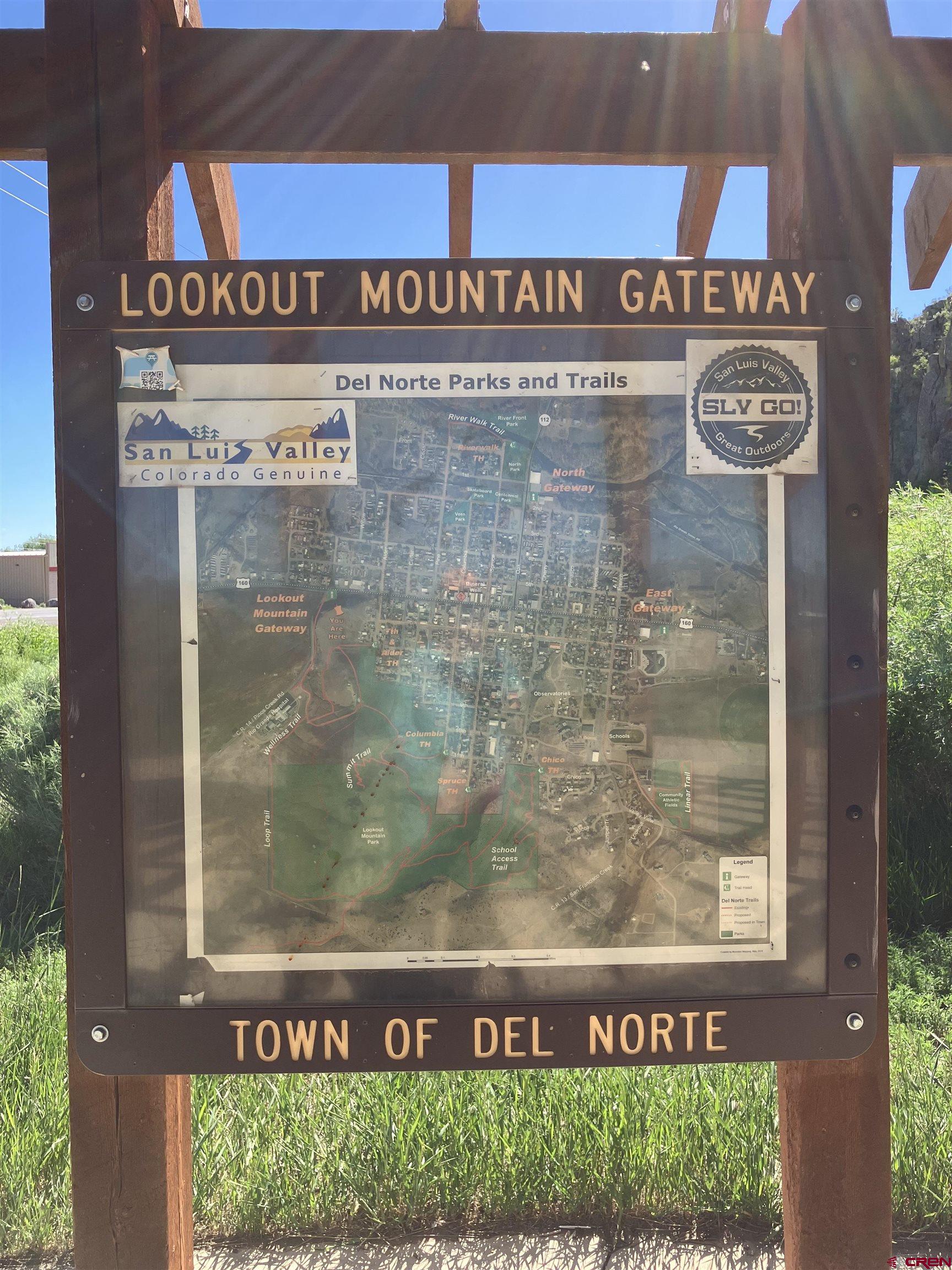 Tbd Tbd Spruce Street Del Norte, CO 81132 - Photo 35 of 44 a sign broad on the side of a building