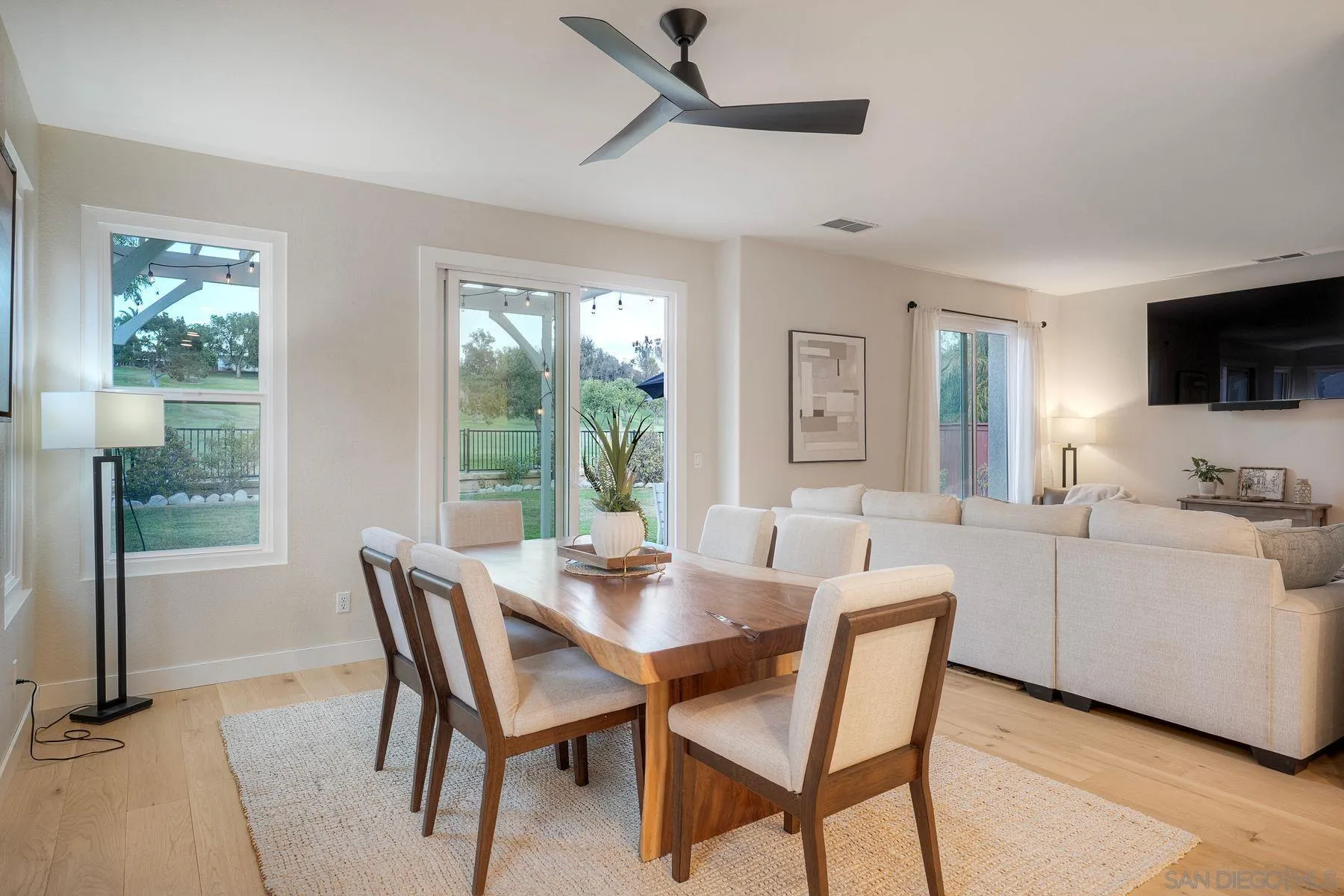 529 Peach Tree Way San Marcos, CA 92069 - Photo 6 of 30 a view of a dining room with furniture window and outside view