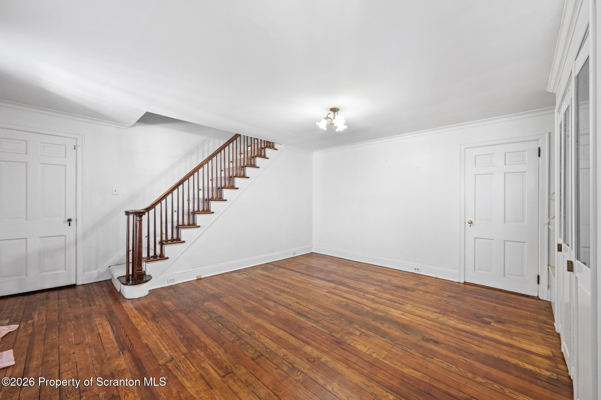 502 Gravel Pond Road Clarks Summit, PA 18411 - Photo 26 of 91 a view of entryway and hall with wooden floor