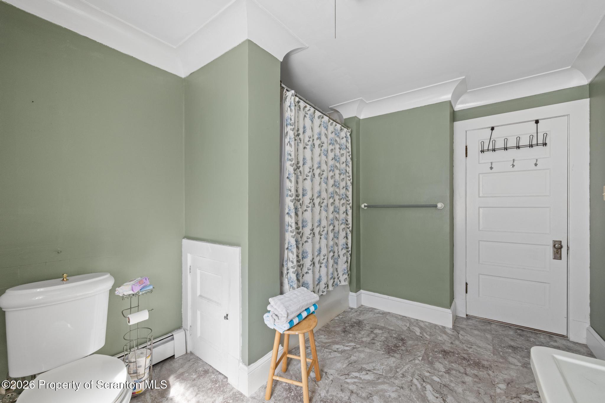 502 Gravel Pond Road Clarks Summit, PA 18411 - Photo 66 of 91 a bathroom with a shower and a toilet