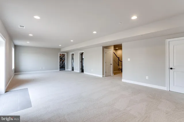 a view of livingroom with hardwood floor and a ceiling fan