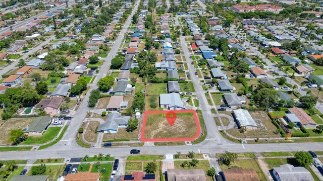 an aerial view of city