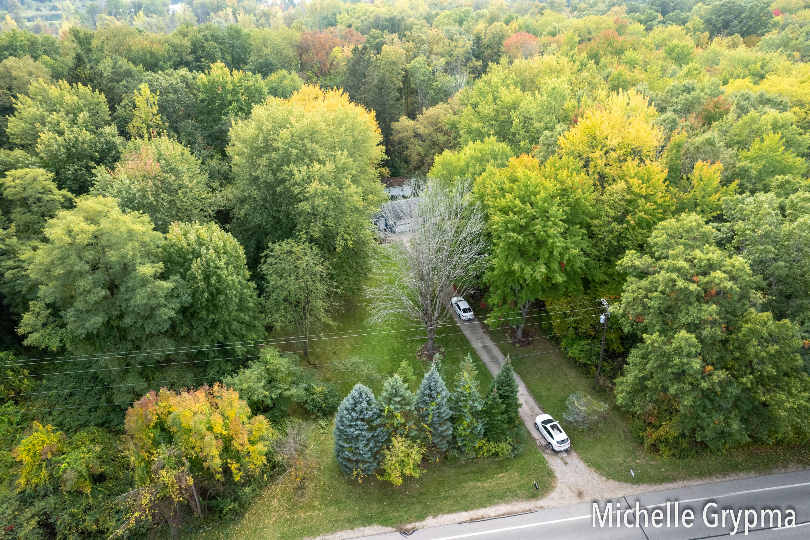 6084 Cascade Road Southeast Grand Rapids, MI 49546 - Photo 42 of 46 Front Aerial