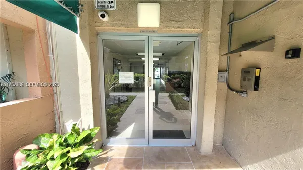 a bathroom with a mirror