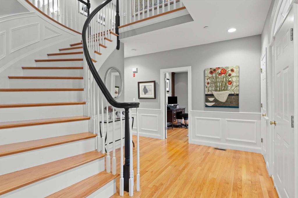 85 Windkist Farm Road North Andover, MA 01845 - Photo 3 of 20 a view of entryway with wooden floor and stairs