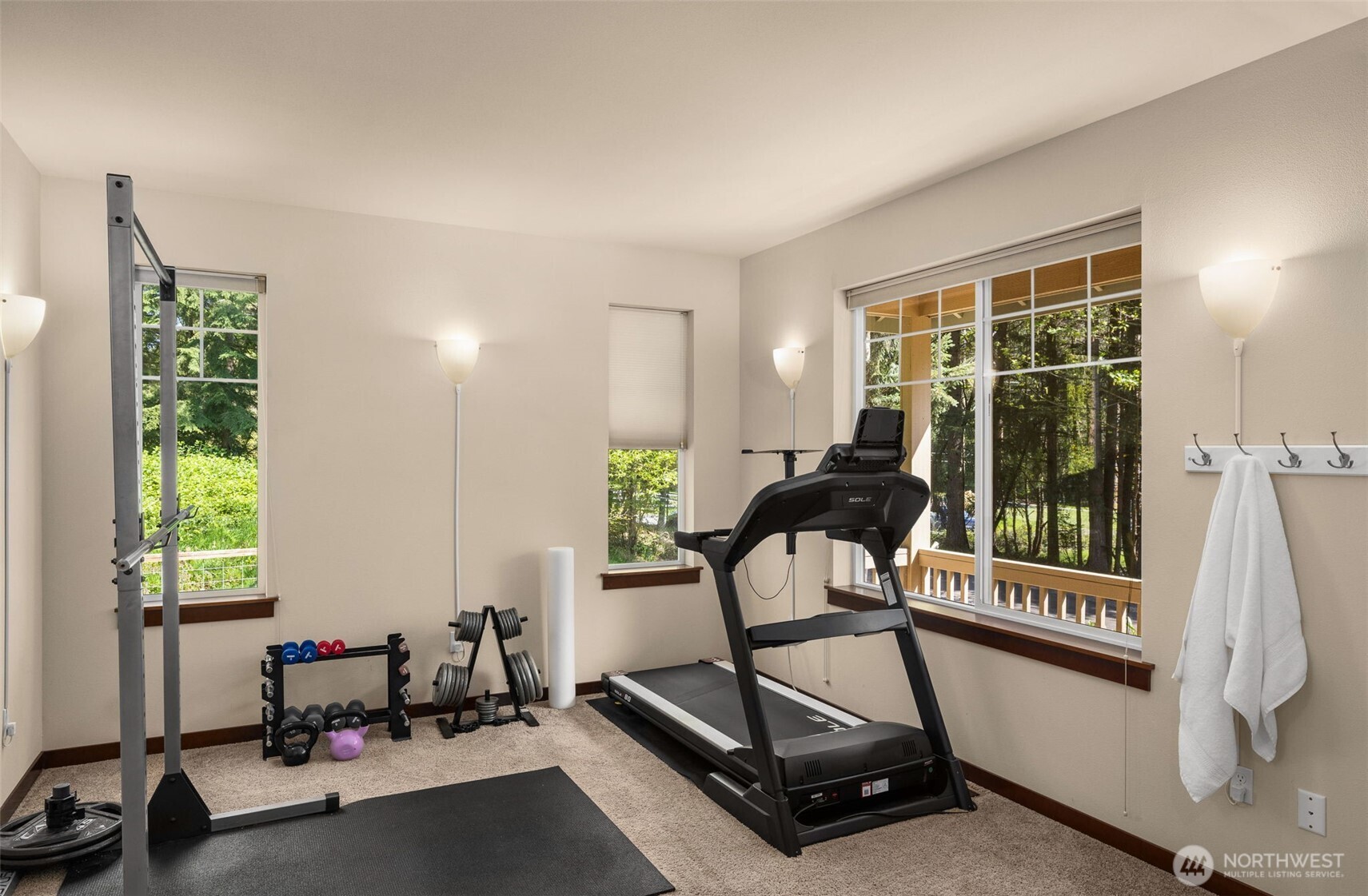 4610 Maltby Road Bothell, WA 98021 - Photo 27 of 39 a view of a room with gym equipment