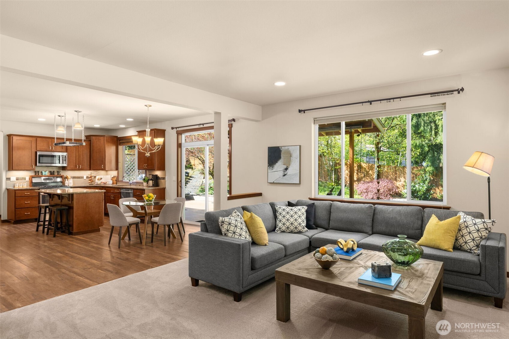 4610 Maltby Road Bothell, WA 98021 - Photo 6 of 39 a living room with furniture and a large window