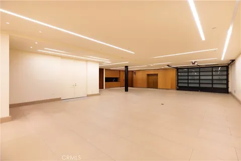 a outdoor living space with furniture and a fireplace