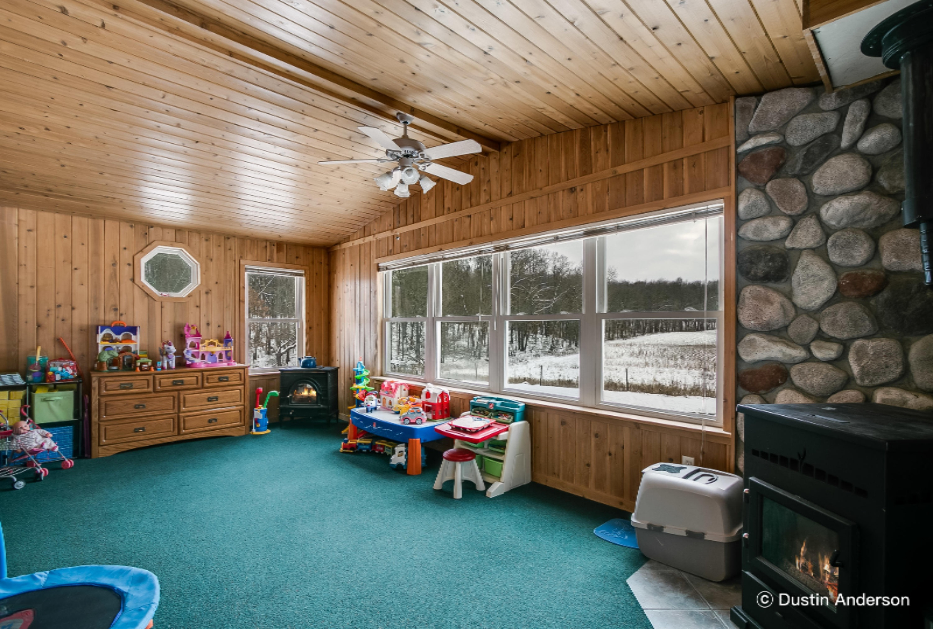 2079 Bender Road Middleville, MI 49333 - Photo 6 of 18 Family Room / Pellet Stove