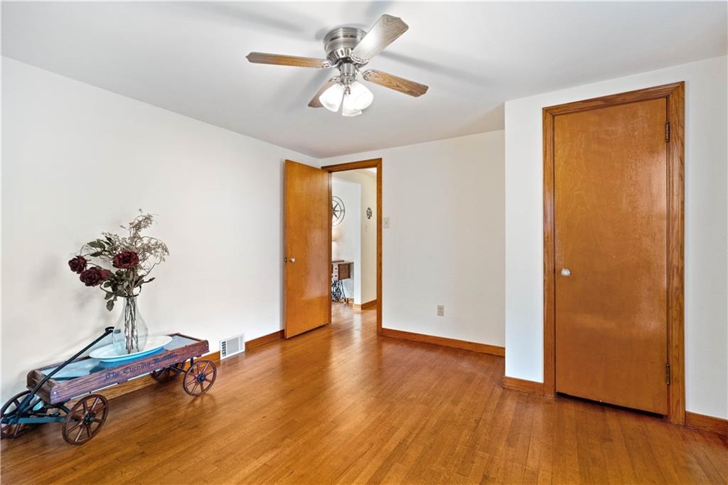 2490 Home Street Indiana, PA 15701 - Photo 11 of 22 a view of room with hardwood floor and ceiling fan