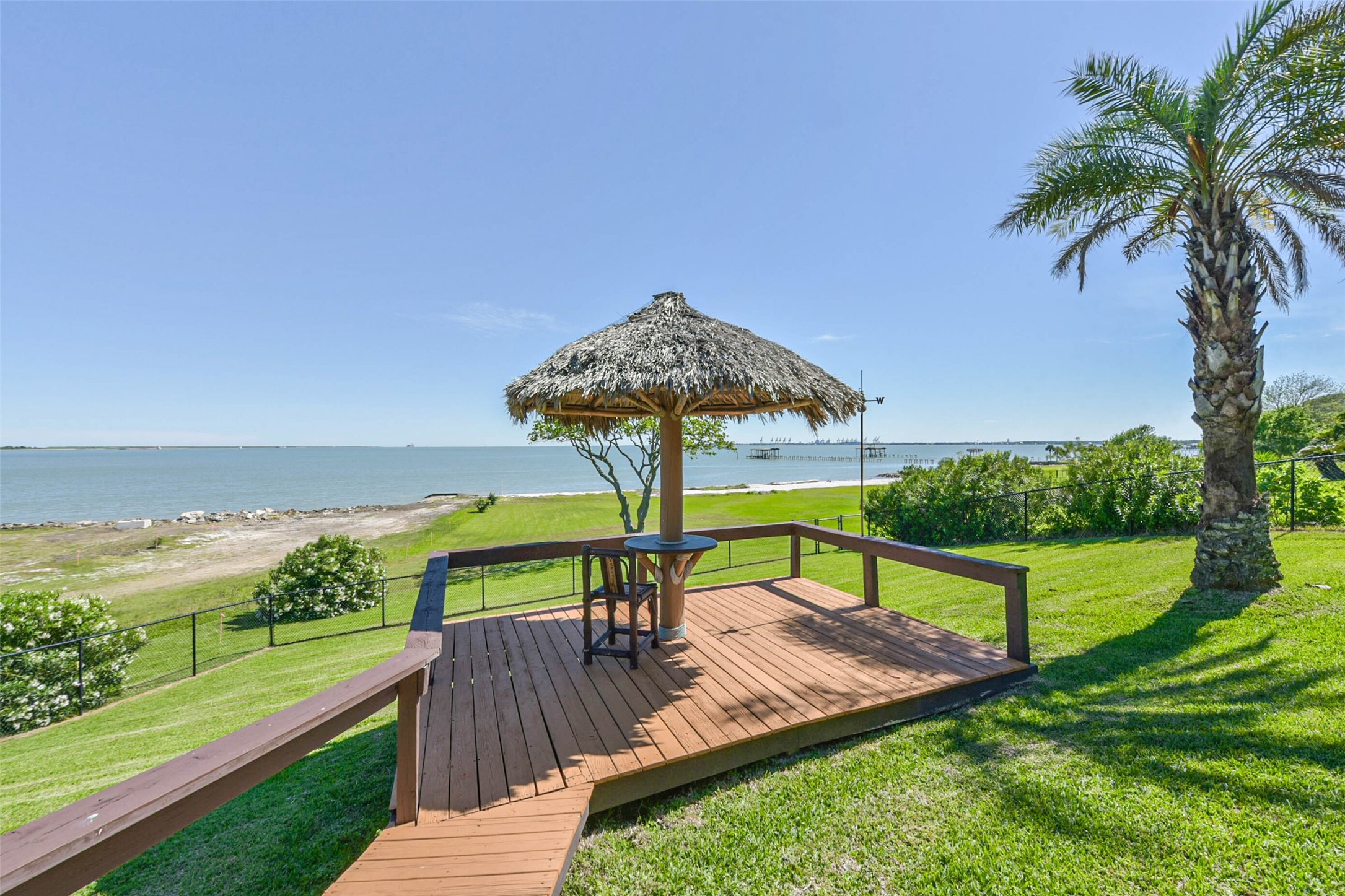 111 Bayridge Road La Porte, TX 77571 - Photo 41 of 50 Sit and enjoy the view! One of Morgan's Point's Best Views!