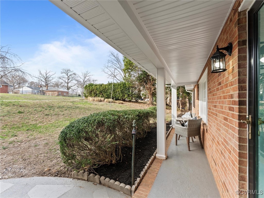 4815 Burnham Road North Chesterfield, VA 23234 - Photo 5 of 48 View of patio / terrace featuring a porch