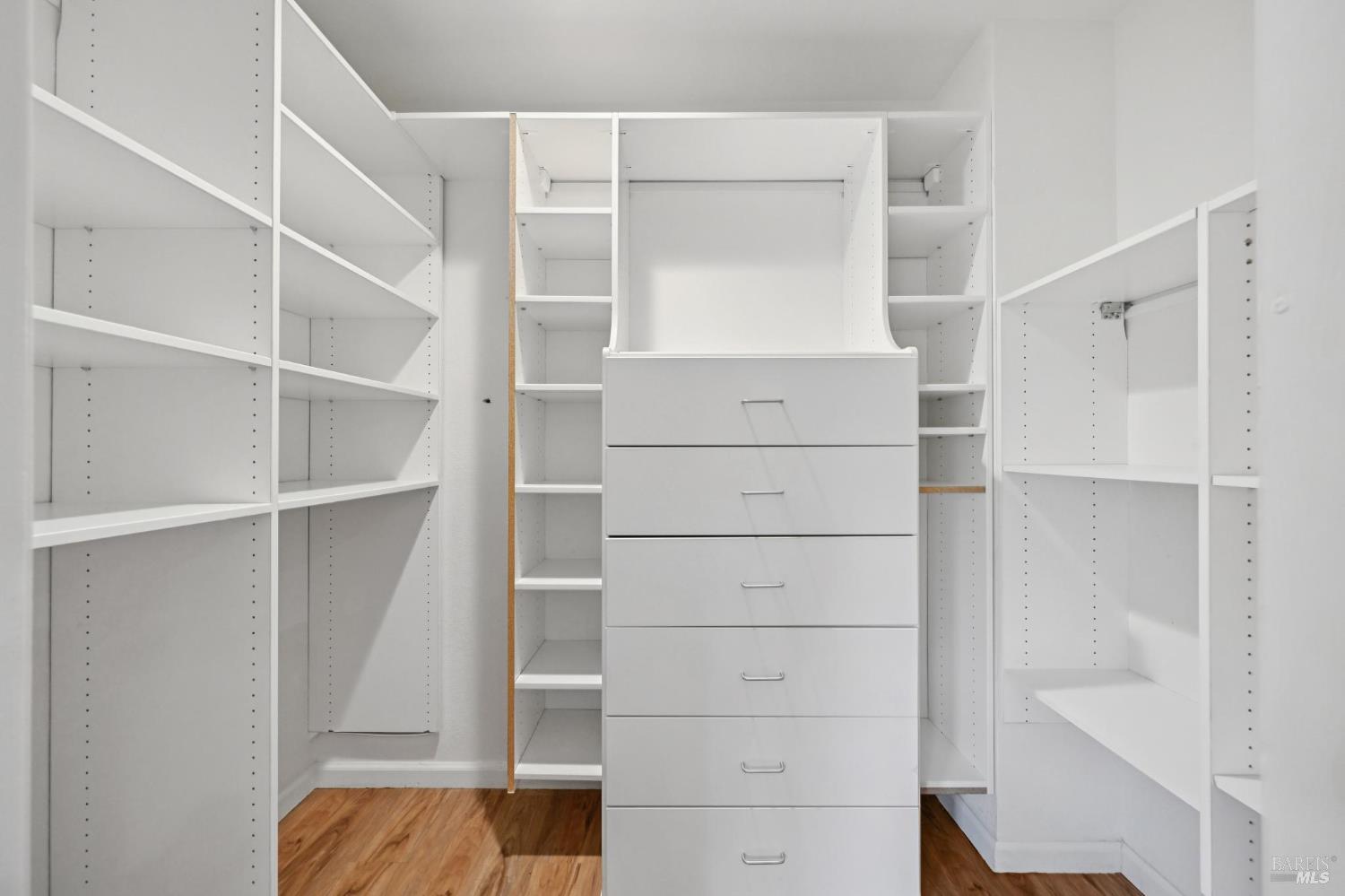 5 Maoli Drive San Rafael, CA 94903 - Photo 41 of 74 a view of walk in closet with empty racks