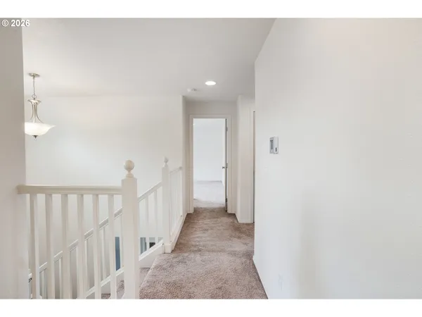 an empty room with an entryway