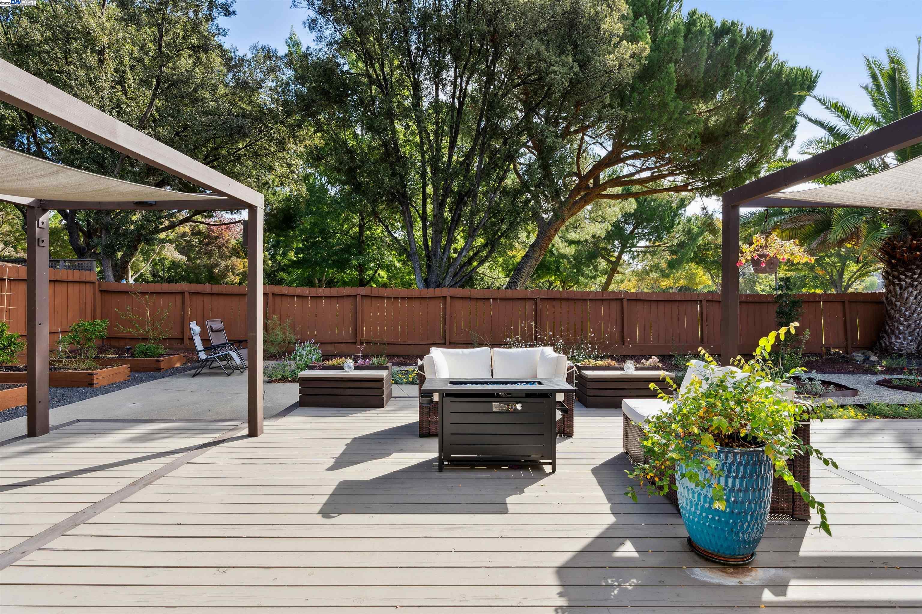 1230 Hale Drive Concord, CA 94518 - Photo 41 of 60 a backyard of a house with barbeque oven and outdoor seating