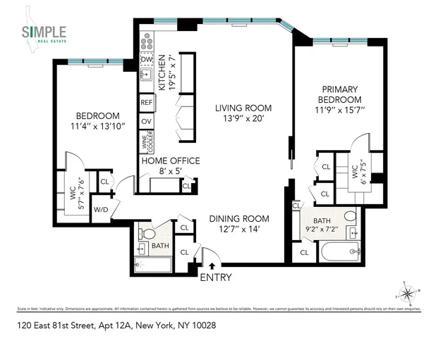 $1,999,950 | 120 East 81st Street, Unit 12A | Upper East Side
