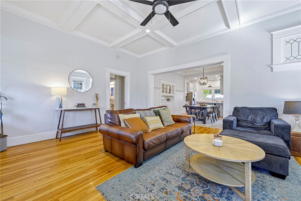 303 West 21st Street Merced, CA 95340 - Photo 26 of 52 a living room with furniture and a wooden floor