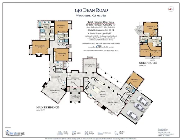 $14,750,000 | 140 Dean Road, Woodside, CA 94062