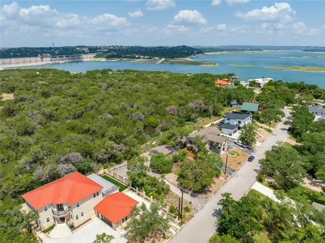 a view of a city and an ocean