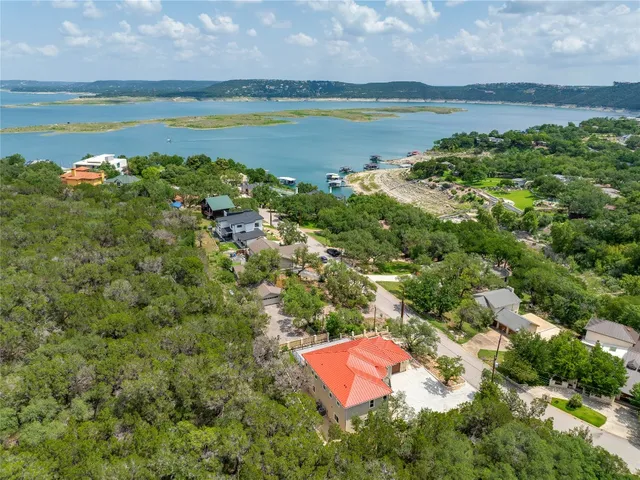 a view of an ocean and beach