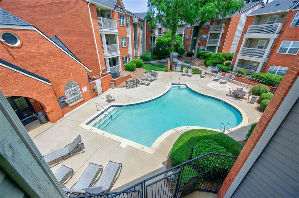 4106 Chastain Park Court Northeast Atlanta, GA 30342 - Photo 28 of 33 a view of swimming pool from a balcony