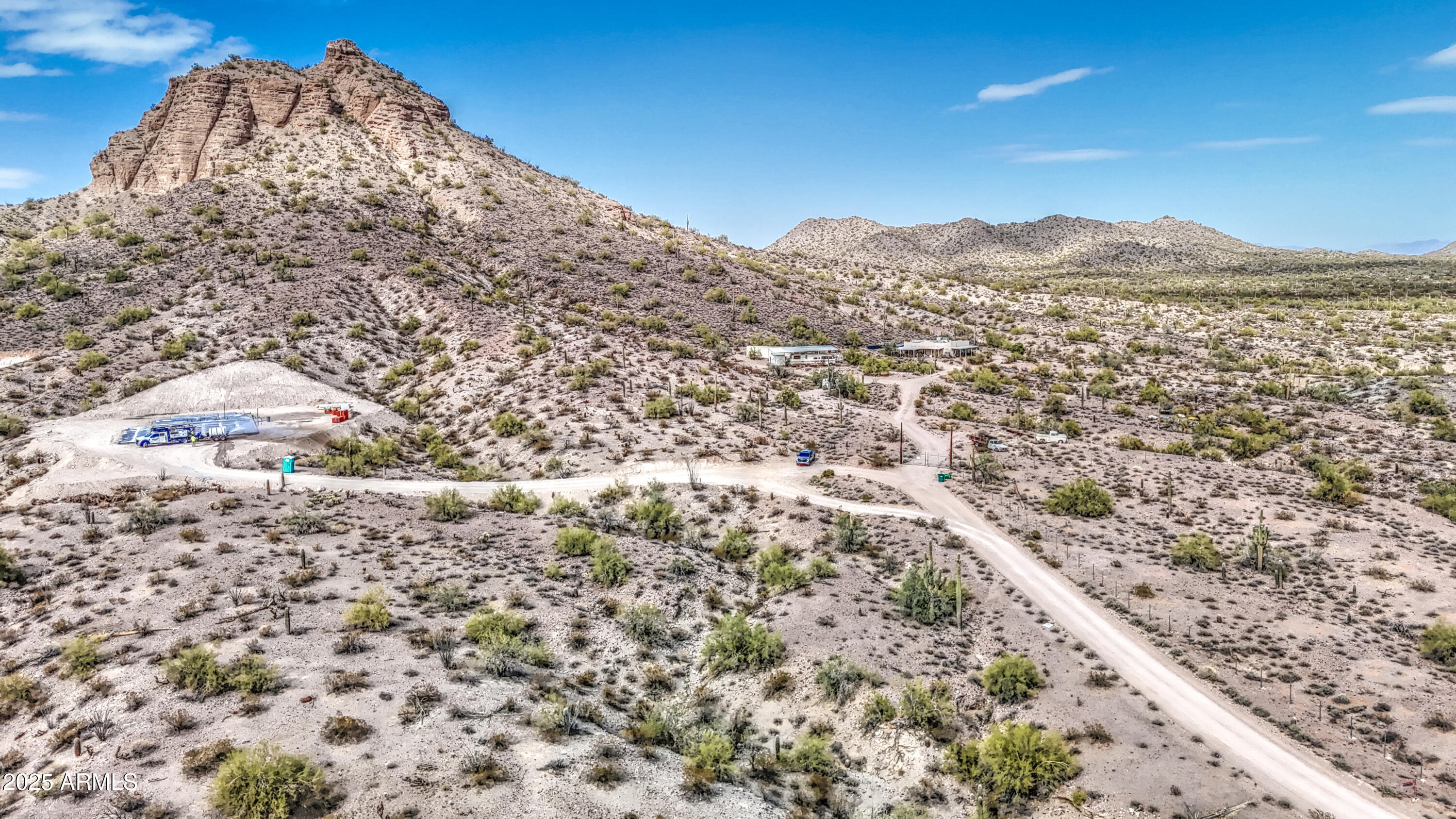 0 North Ellen Road, Unit 7 Queen Creek, AZ 85144 - Photo 11 of 27 a view of a field with a mountain in the background
