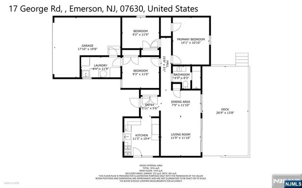 $664,999 | 17 George Road, Emerson, NJ 07630