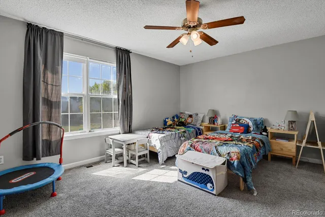 a room with furniture