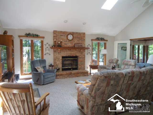 8560 Jackman Road Temperance, MI 48182 - Photo 2 of 33 Living Room W/Fireplace
