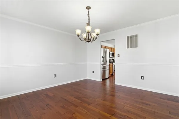 wooden floor in an empty room