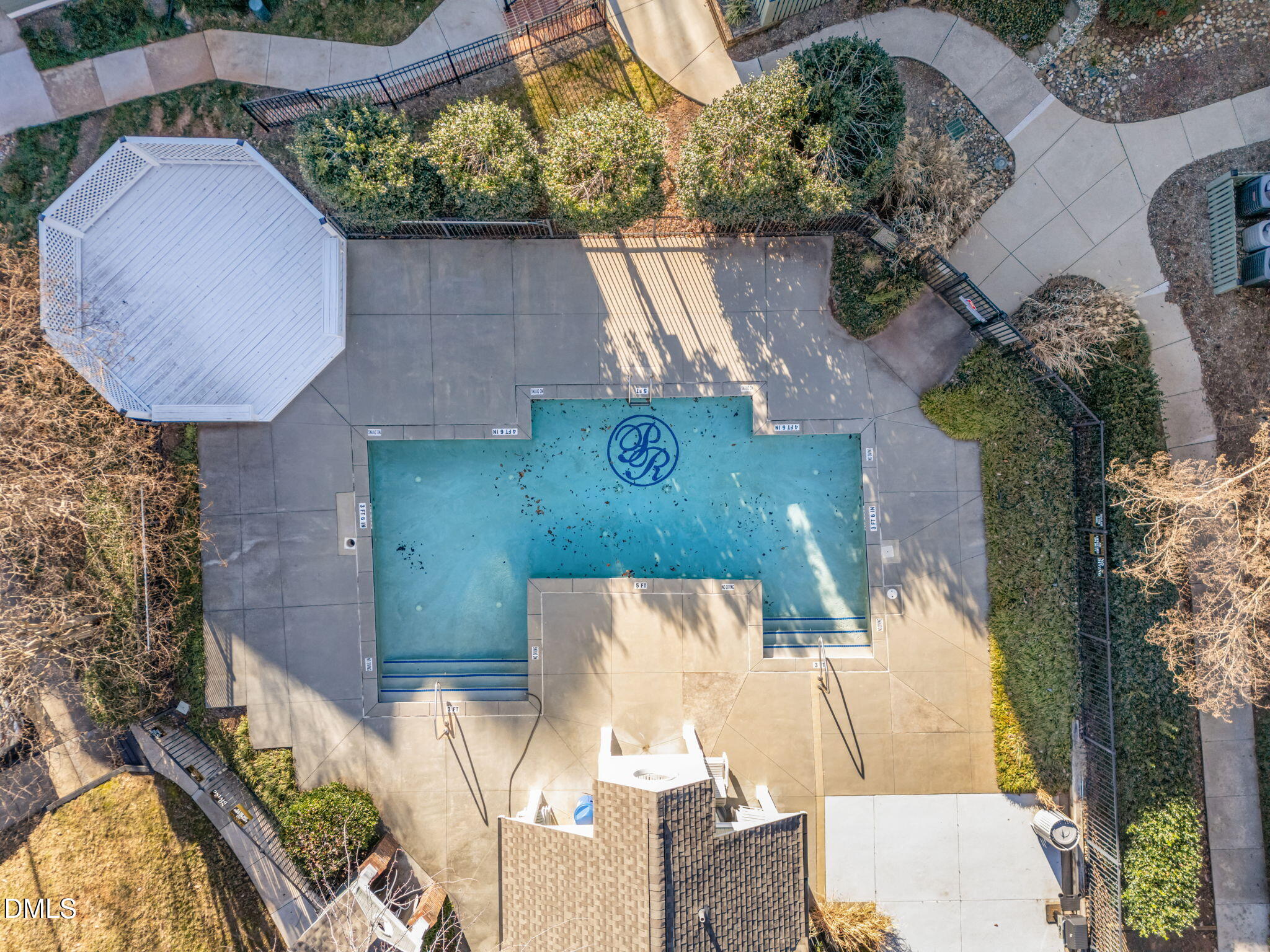 1210 Westview Lane, Unit 309 Raleigh, NC 27605 - Photo 29 of 42 an aerial view of a house having patio