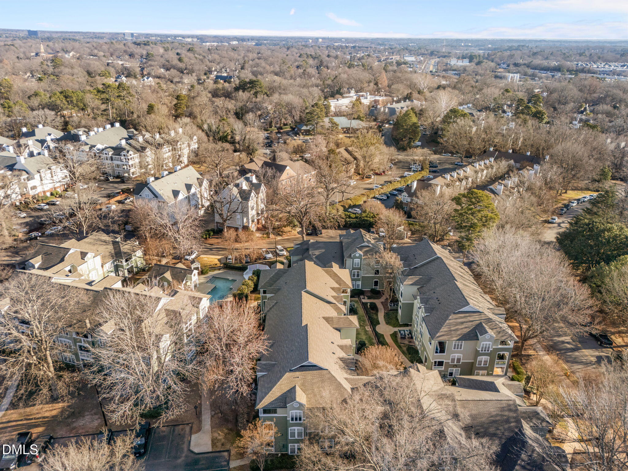 1210 Westview Lane, Unit 309 Raleigh, NC 27605 - Photo 34 of 42 an aerial view of multiple house