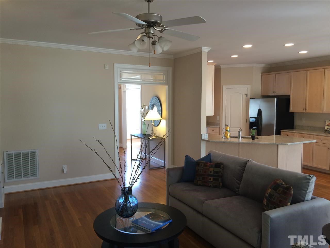 537 Pace Street Raleigh, NC 27604 - Photo 9 of 25 a living room with furniture and a potted plant