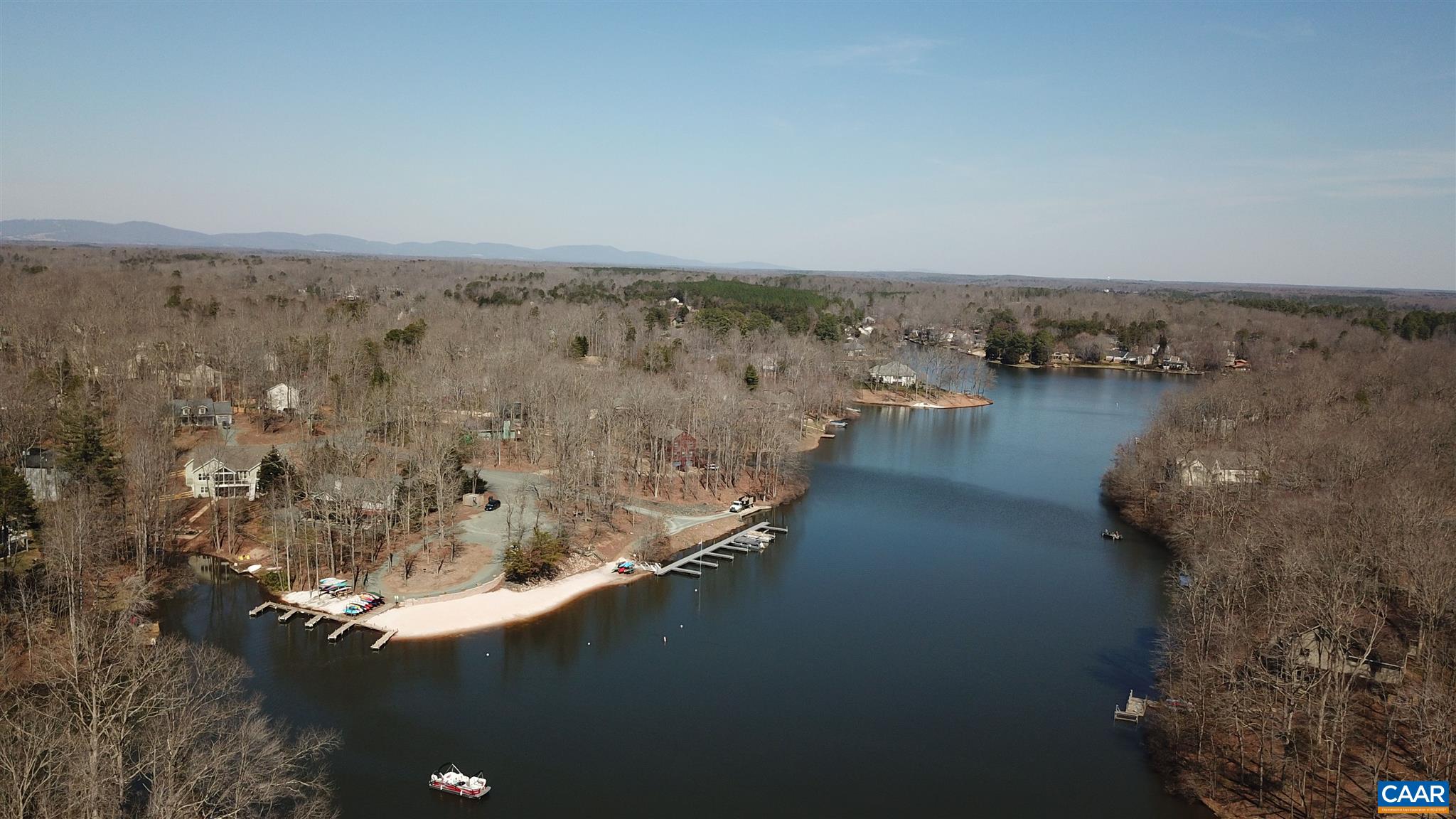 73 Amethyst Road Palmyra, VA 22963 - Photo 3 of 56 an aerial view of house with ocean view