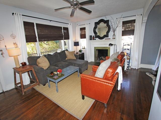 303 Magnolia Road Charleston, SC 29407 - Photo 3 of 11 living room with fireplace