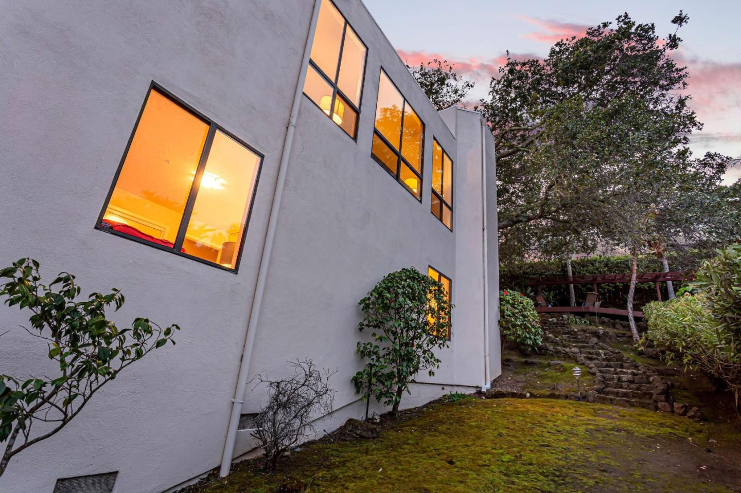 745 Holly Road Belmont, CA 94002 - Photo 42 of 50 a view of swimming pool with potted plants