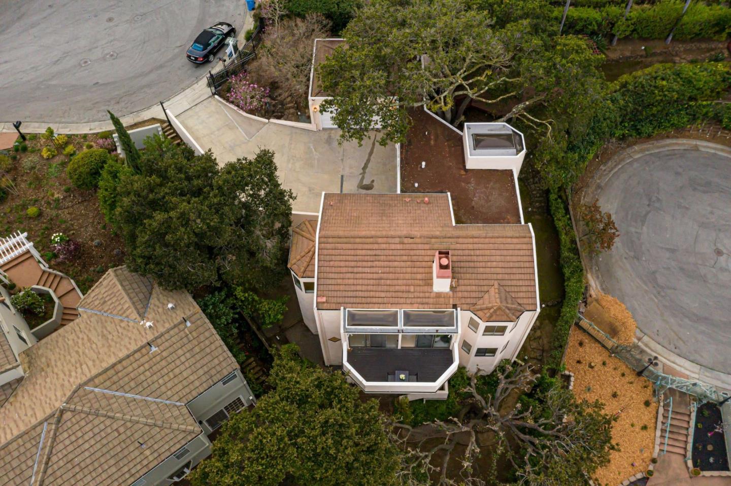 745 Holly Road Belmont, CA 94002 - Photo 45 of 50 an aerial view of a house