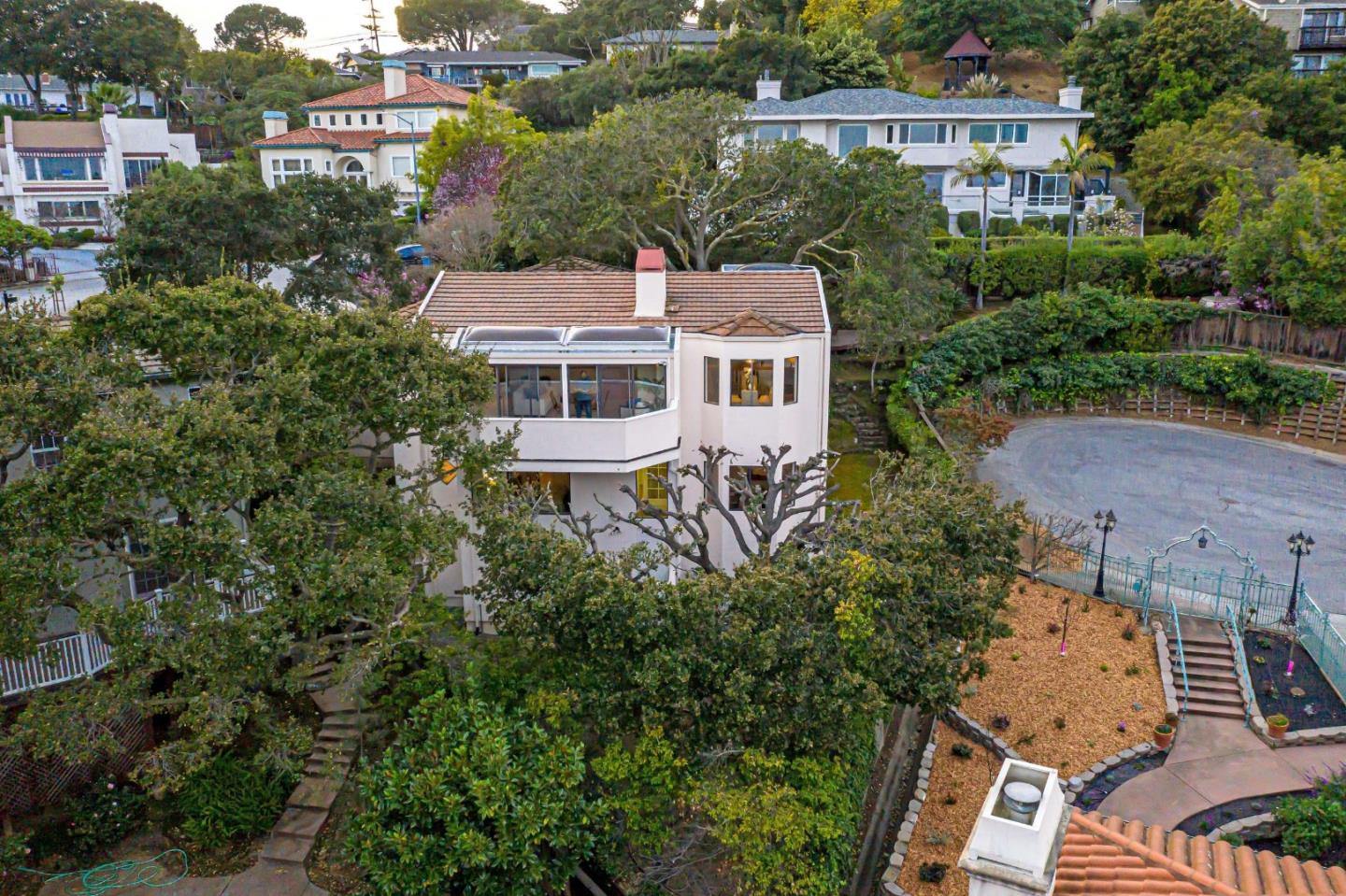 745 Holly Road Belmont, CA 94002 - Photo 48 of 50 an aerial view of a house