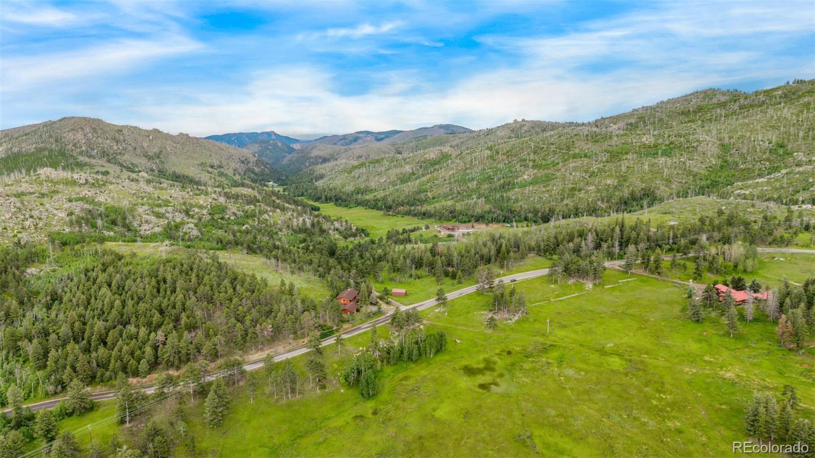 15481 Rist Canyon Road Bellvue, CO 80512 - Photo 48 of 50 a view of an mountain with a garden