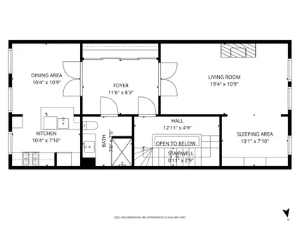 a picture of a floor plan