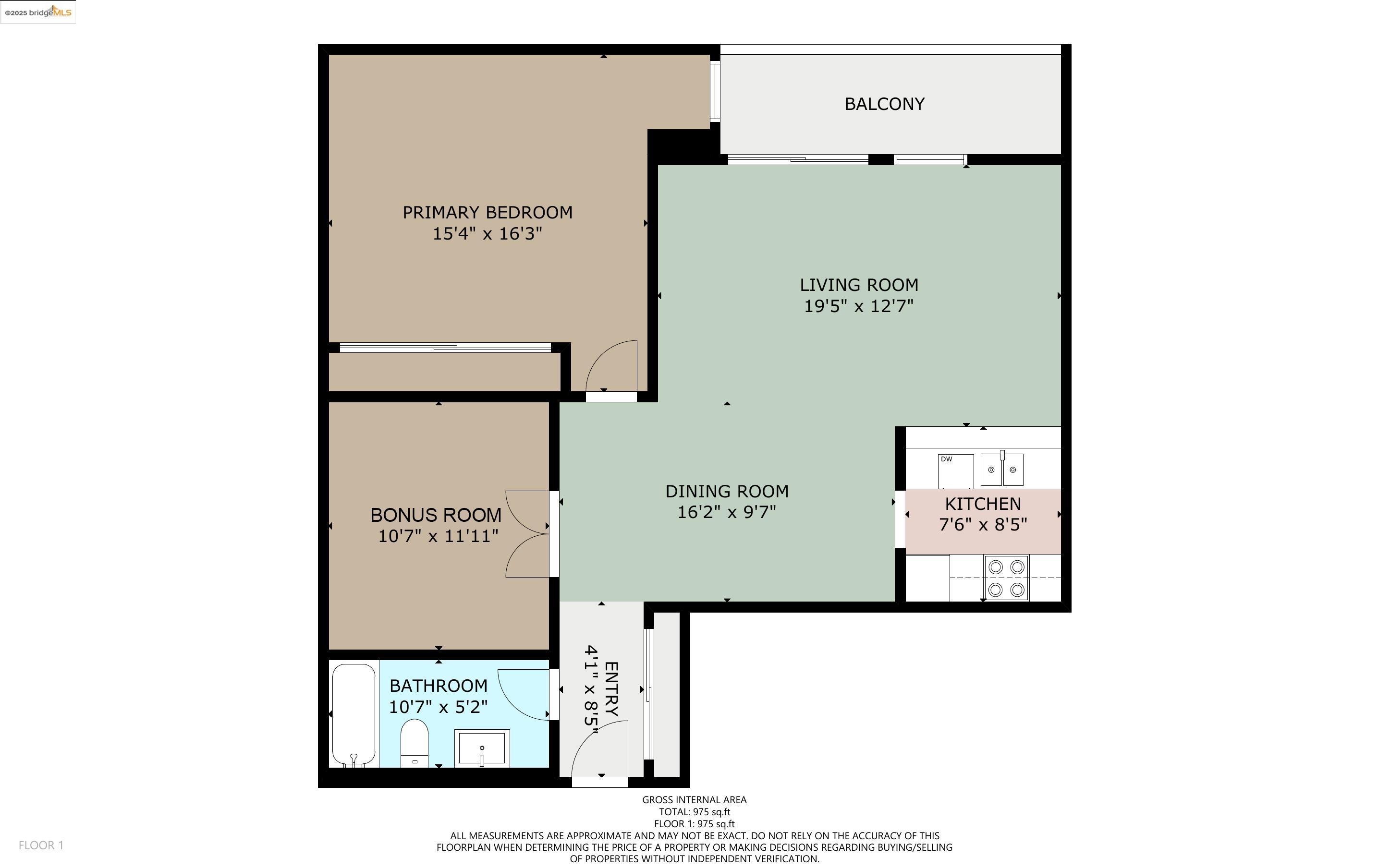 288 Whitmore Street, Unit 220 Oakland, CA 94611 - Photo 6 of 38 View of room layout