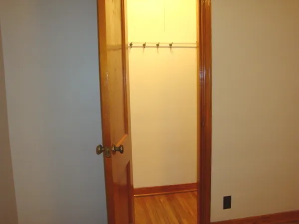 a view of front door