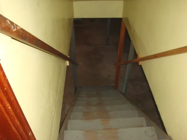 a close view of water heater room