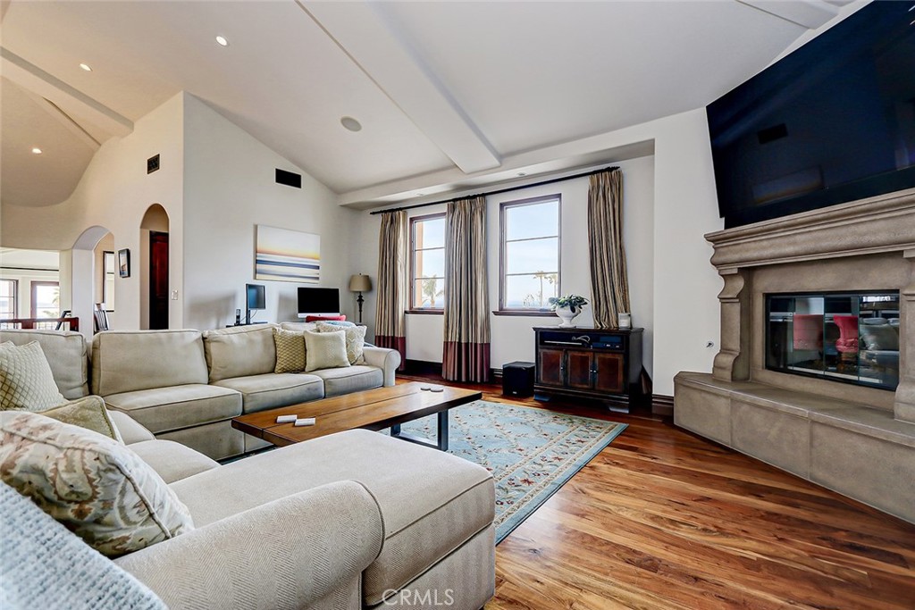 853 6th Street Manhattan Beach, CA 90266 - Photo 29 of 60 a living room with furniture and a flat screen tv
